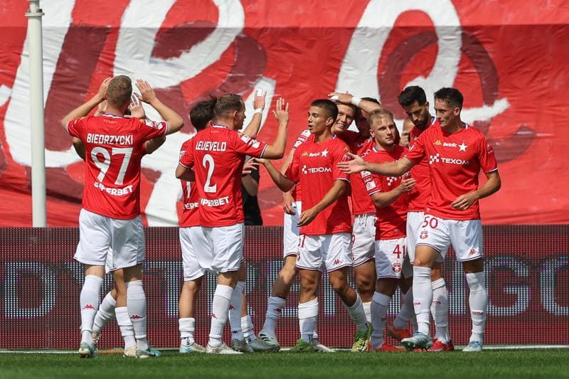 Football. Betclic 1. Liga. Wisla Krakow - Pogon Grodzisk Mazowiecki. 10.08.2025