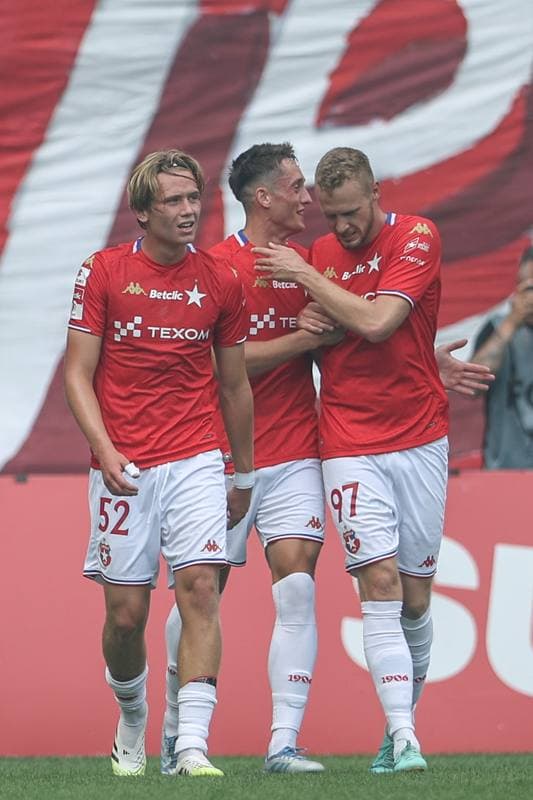 Football. Betclic 1. Liga. Wisla Krakow - Pogon Grodzisk Mazowiecki. 10.08.2025