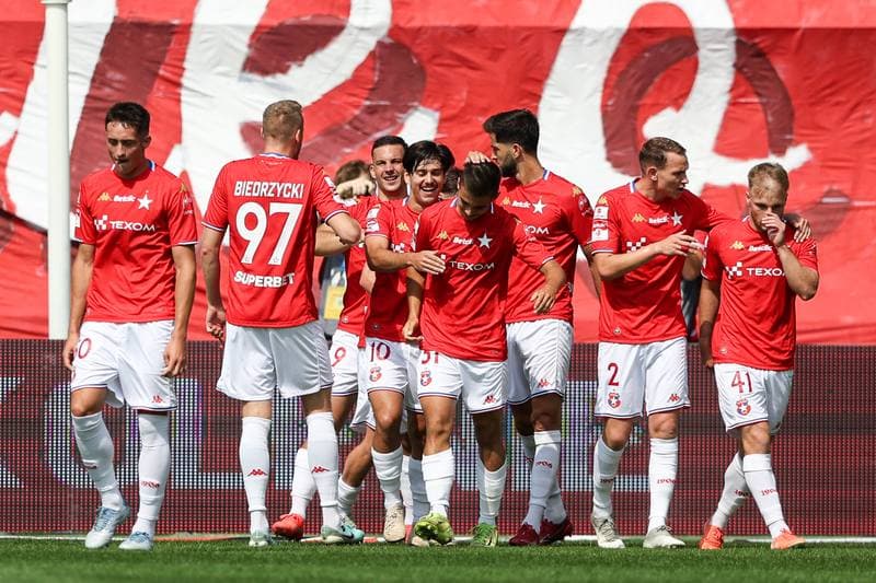 Football. Betclic 1. Liga. Wisla Krakow - Pogon Grodzisk Mazowiecki. 10.08.2025