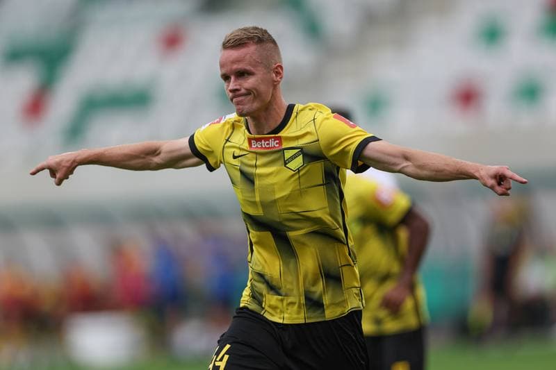 Football. Betclic 1. Liga. Wieczysta Krakow - Pogon Siedlce. 27.07.2025