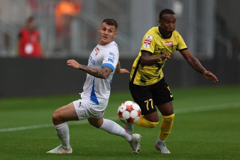 Football. Betclic 1. Liga. Wieczysta Krakow - Pogon Siedlce. 27.07.2025