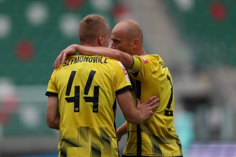 Football. Betclic 1. Liga. Wieczysta Krakow - Pogon Siedlce. 27.07.2025
