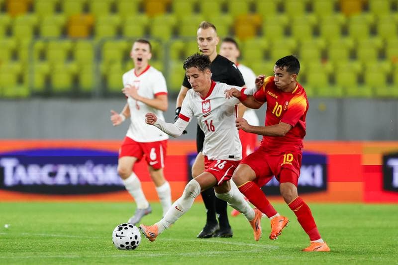 Football. UEFA U21 Euro Qualifiers. Poland - Montenegro. 10.10.2025