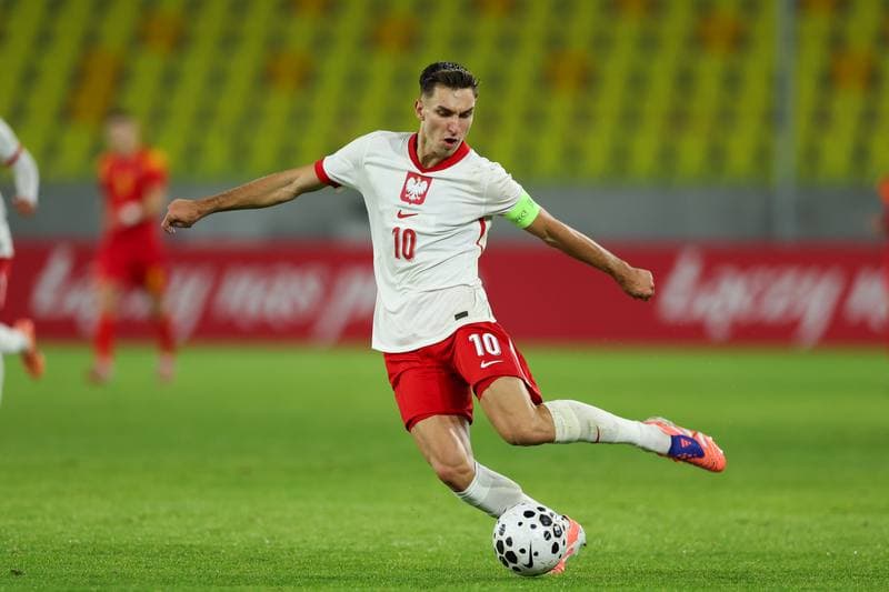 Football. UEFA U21 Euro Qualifiers. Poland - Montenegro. 10.10.2025
