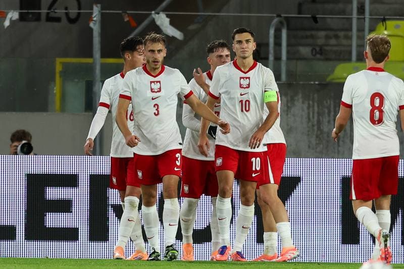 Football. UEFA U21 Euro Qualifiers. Poland - Montenegro. 10.10.2025