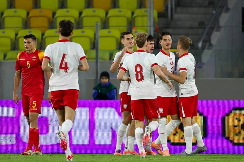 Football. UEFA U21 Euro Qualifiers. Poland - Montenegro. 10.10.2025