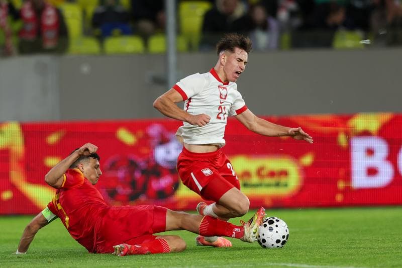 Football. UEFA U21 Euro Qualifiers. Poland - Montenegro. 10.10.2025
