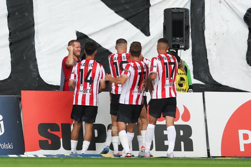 Football. PKO BP Ekstraklasa. Cracovia - Lechia Gdansk. 03.08.2025