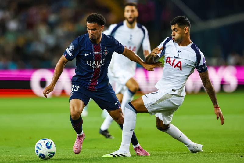 Football. UEFA Supercup. Paris Saint-Germain - Tottenham Hotspur. 13.08.2025