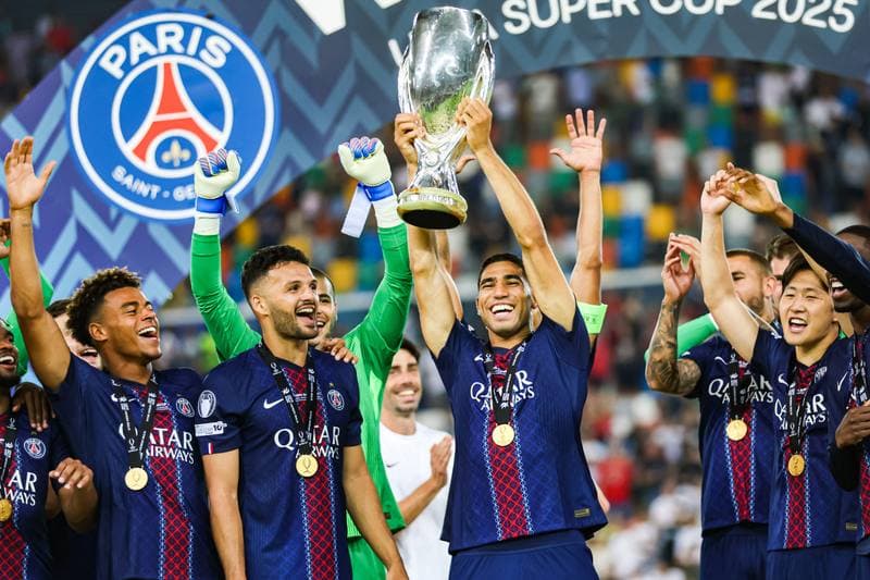 Football. UEFA Supercup. Paris Saint-Germain - Tottenham Hotspur. 13.08.2025