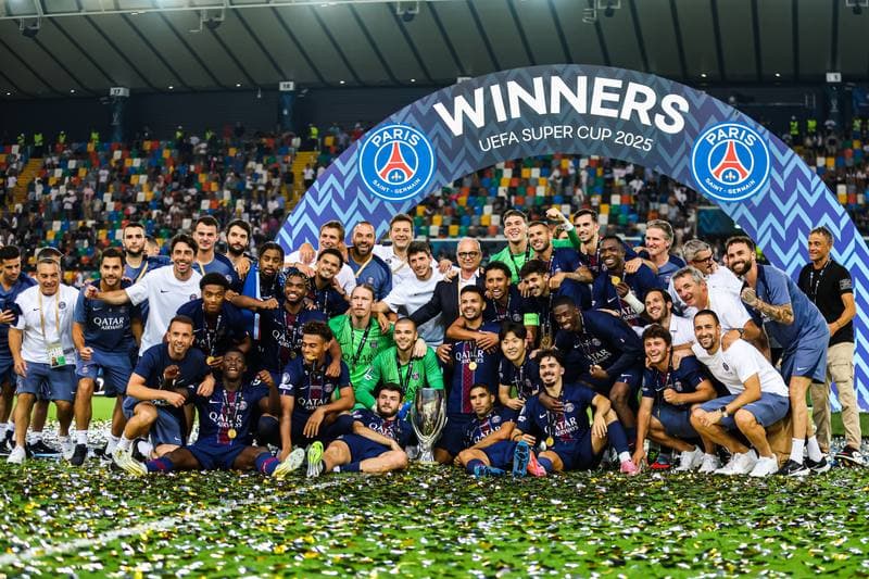 Football. UEFA Supercup. Paris Saint-Germain - Tottenham Hotspur. 13.08.2025
