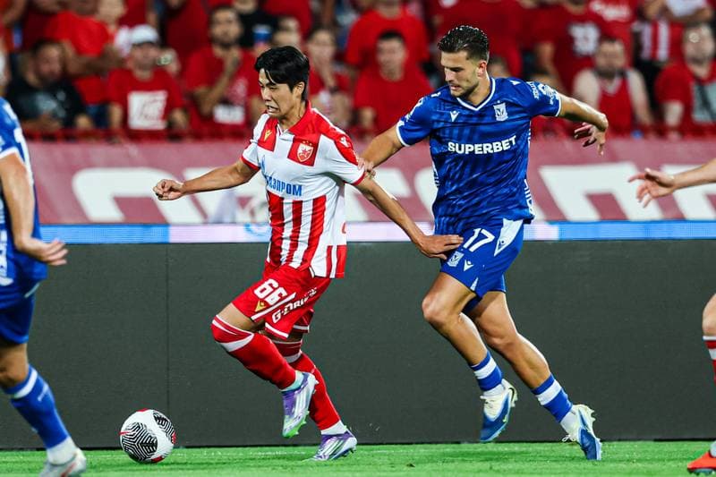 Football. Champions League. Crvena Zvezda - Lech Poznan. 12.08.2025