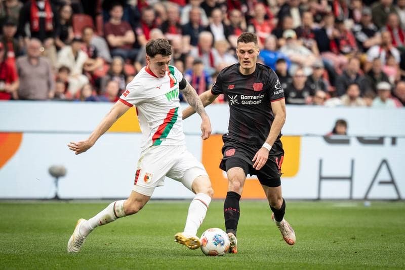 Football. German Bundesliga. Bayer 04 Leverkusen - FC Augsburg. 18.04.2026