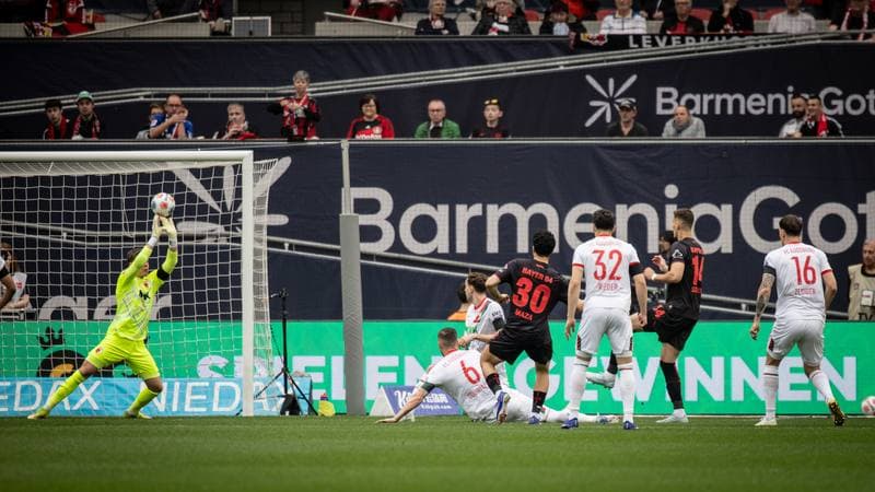 Football. German Bundesliga. Bayer 04 Leverkusen - FC Augsburg. 18.04.2026