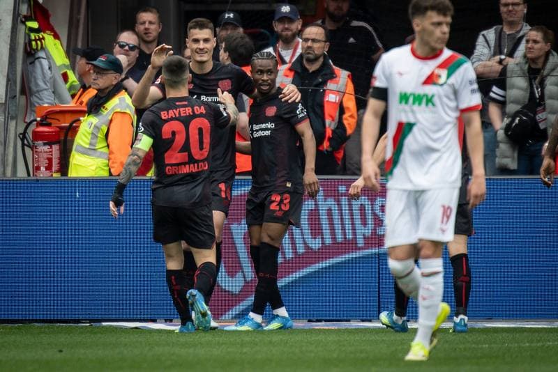 Football. German Bundesliga. Bayer 04 Leverkusen - FC Augsburg. 18.04.2026