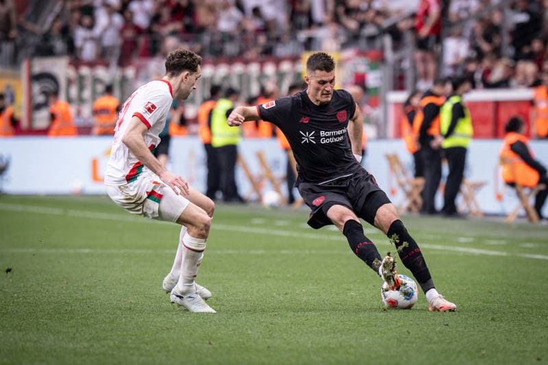 Football. German Bundesliga. Bayer 04 Leverkusen - FC Augsburg. 18.04.2026
