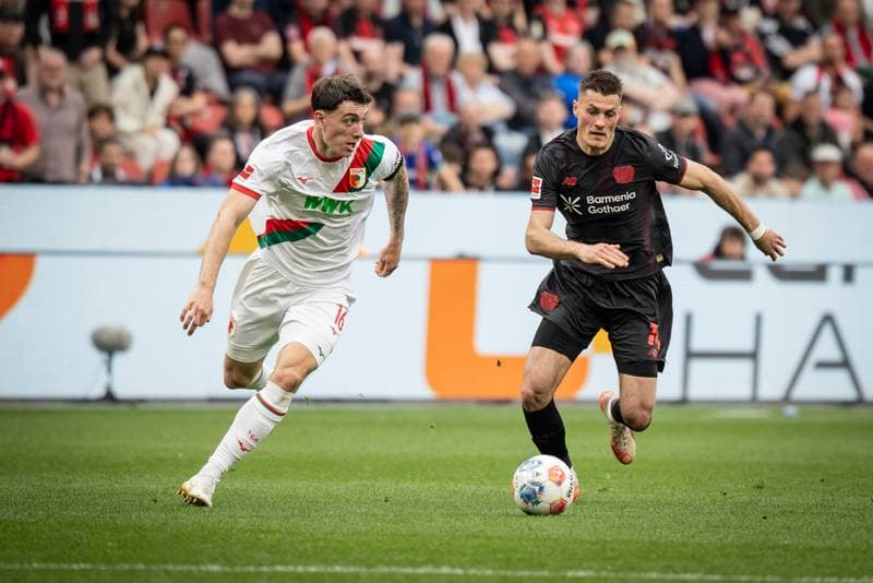 Football. German Bundesliga. Bayer 04 Leverkusen - FC Augsburg. 18.04.2026