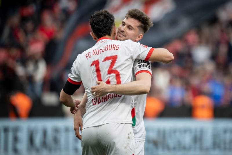 Football. German Bundesliga. Bayer 04 Leverkusen - FC Augsburg. 18.04.2026