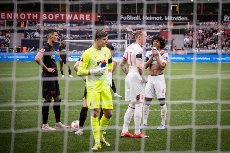 Football. German Bundesliga. Bayer 04 Leverkusen - FC Augsburg. 18.04.2026