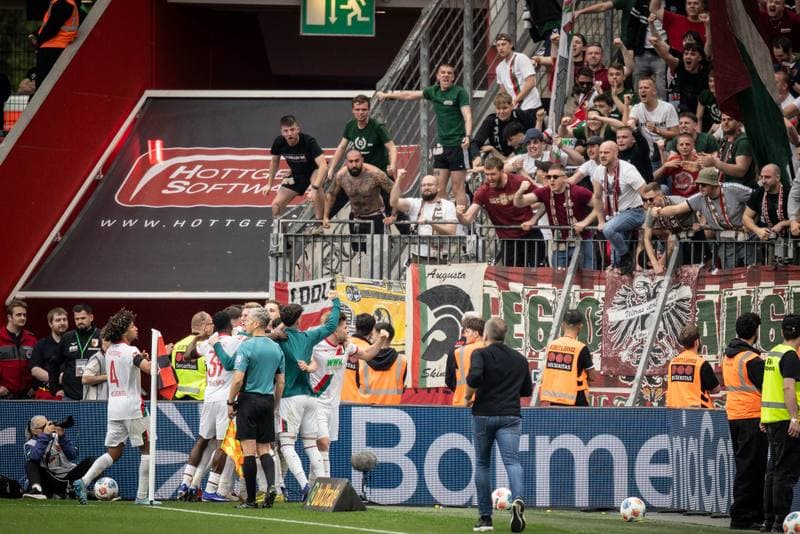 Football. German Bundesliga. Bayer 04 Leverkusen - FC Augsburg. 18.04.2026