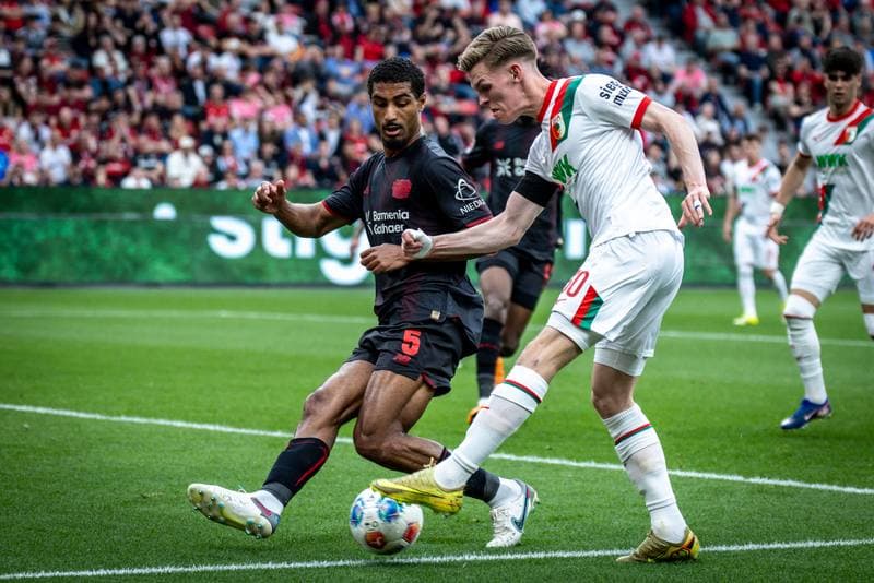 Football. German Bundesliga. Bayer 04 Leverkusen - FC Augsburg. 18.04.2026