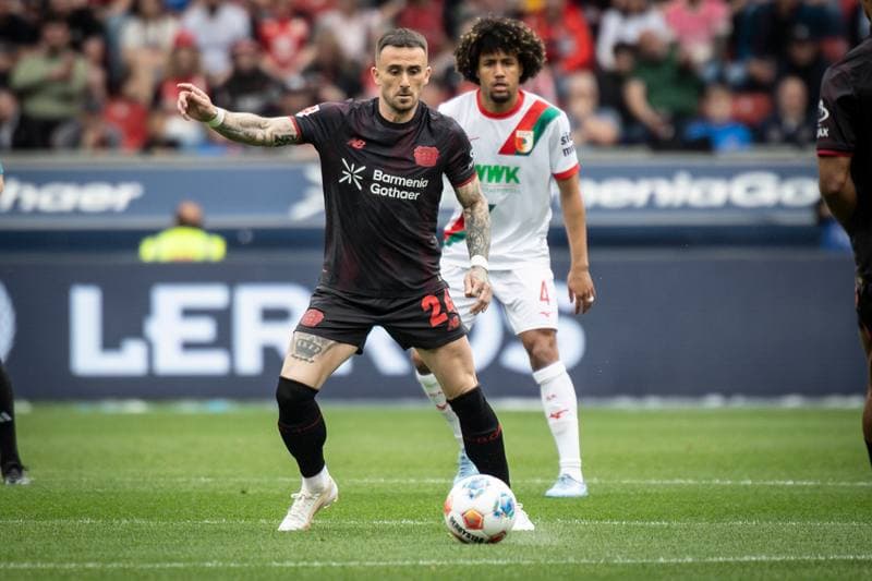 Football. German Bundesliga. Bayer 04 Leverkusen - FC Augsburg. 18.04.2026