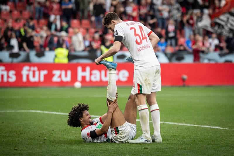 Football. German Bundesliga. Bayer 04 Leverkusen - FC Augsburg. 18.04.2026