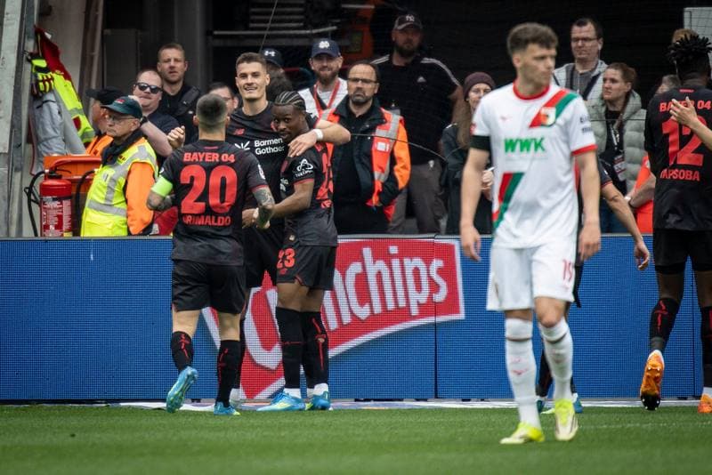 Football. German Bundesliga. Bayer 04 Leverkusen - FC Augsburg. 18.04.2026