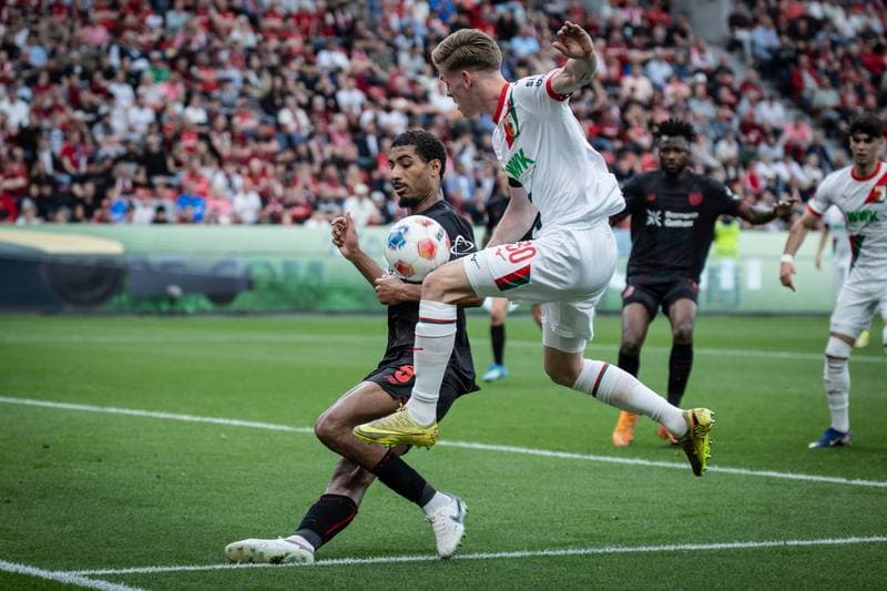 Football. German Bundesliga. Bayer 04 Leverkusen - FC Augsburg. 18.04.2026