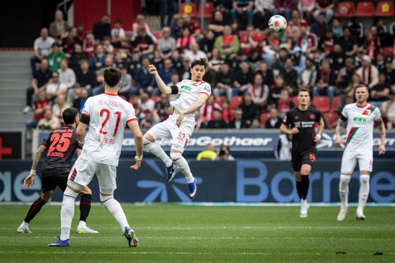 Football. German Bundesliga. Bayer 04 Leverkusen - FC Augsburg. 18.04.2026
