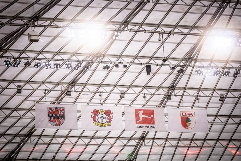 Football. German Bundesliga. Bayer 04 Leverkusen - FC Augsburg. 18.04.2026