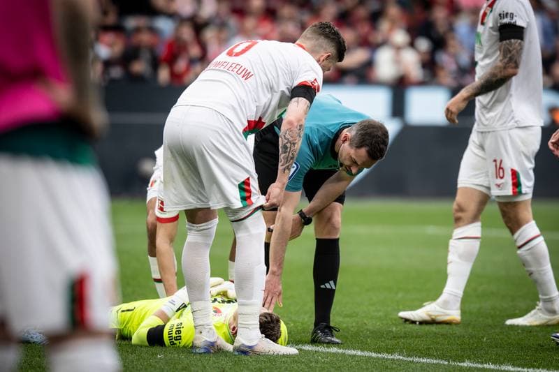 Football. German Bundesliga. Bayer 04 Leverkusen - FC Augsburg. 18.04.2026