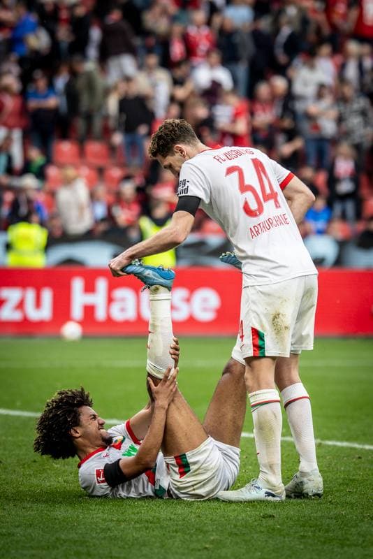 Football. German Bundesliga. Bayer 04 Leverkusen - FC Augsburg. 18.04.2026