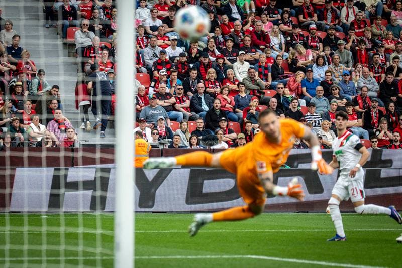 Football. German Bundesliga. Bayer 04 Leverkusen - FC Augsburg. 18.04.2026