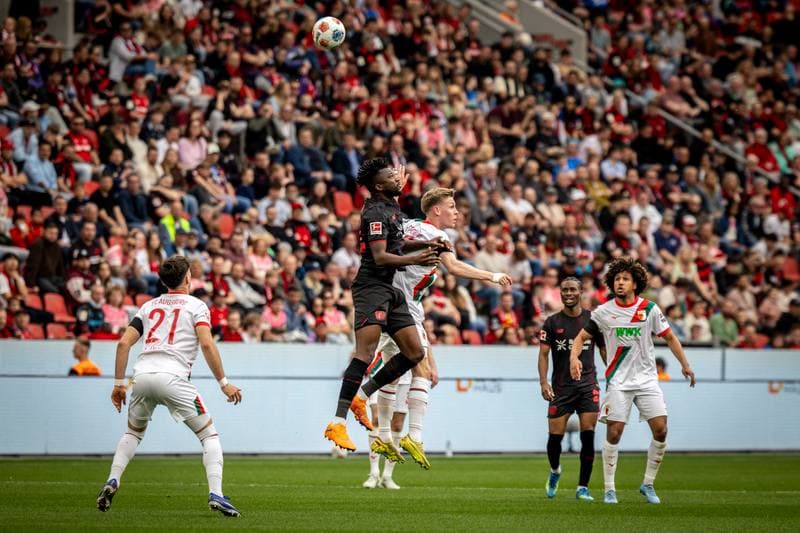 Football. German Bundesliga. Bayer 04 Leverkusen - FC Augsburg. 18.04.2026