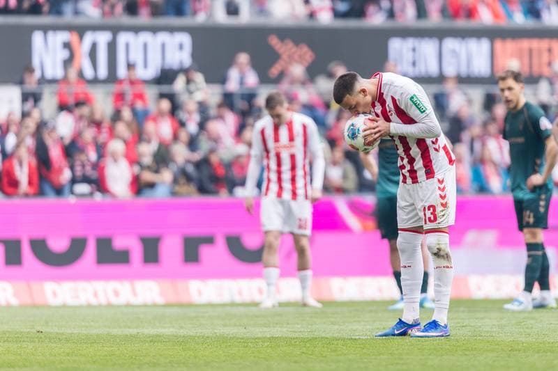 Football. Bundesliga. 1. FC Koeln - SV Werder Bremen. 12.04.2026