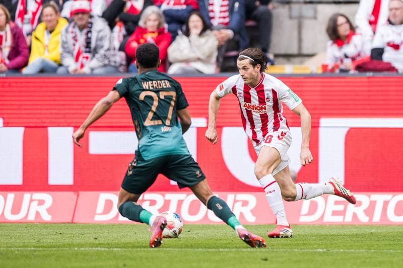 Football. Bundesliga. 1. FC Koeln - SV Werder Bremen. 12.04.2026