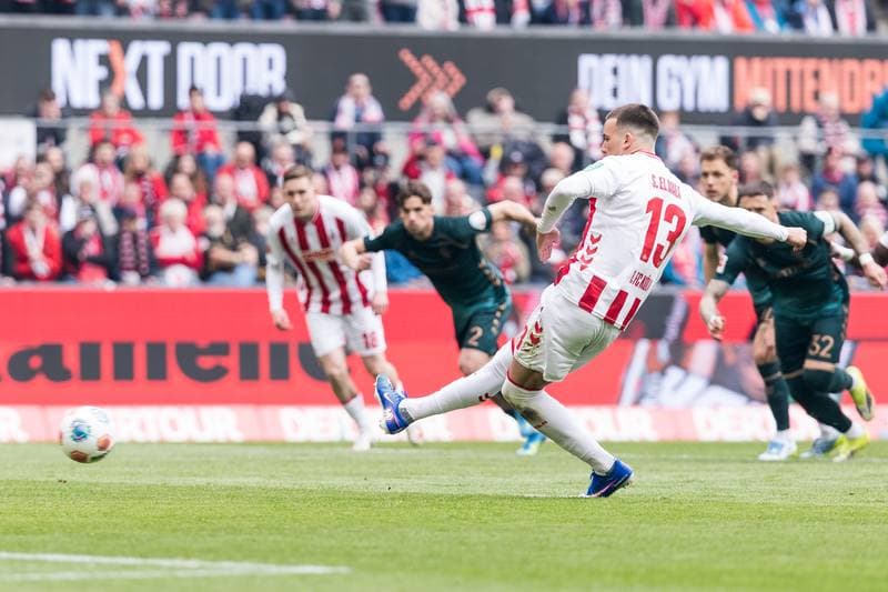 Football. Bundesliga. 1. FC Koeln - SV Werder Bremen. 12.04.2026