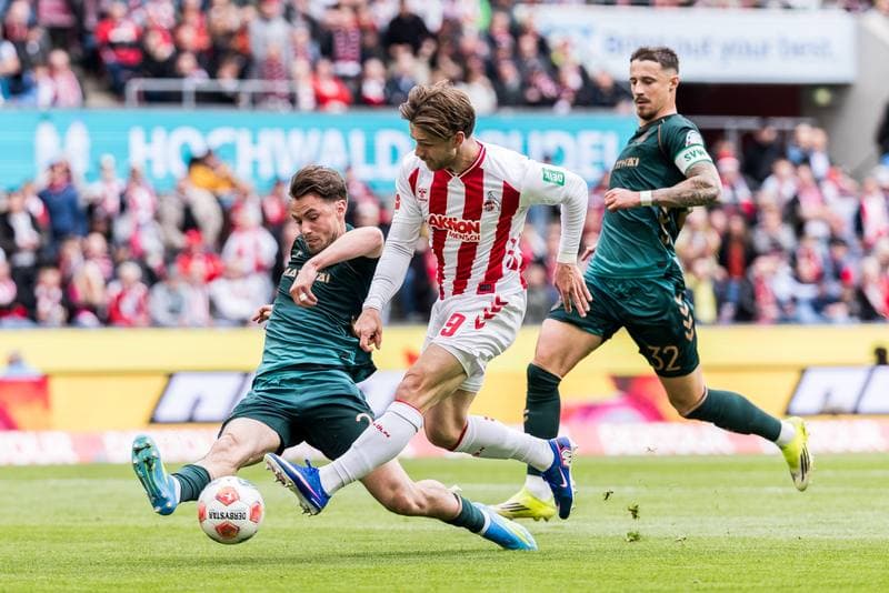 Football. Bundesliga. 1. FC Koeln - SV Werder Bremen. 12.04.2026