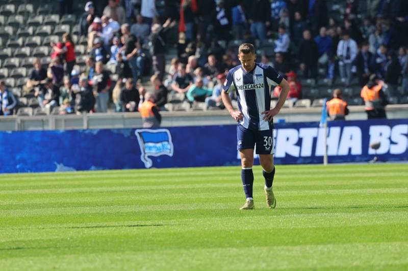 Football. 2. German Bundesliga. Hertha BSC - 1. FC Kaiserslautern. 11.04.2026