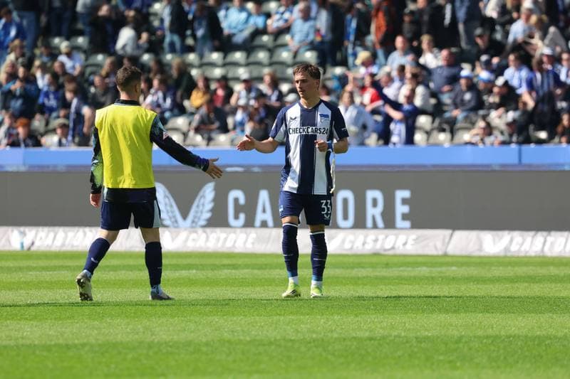 Football. 2. German Bundesliga. Hertha BSC - 1. FC Kaiserslautern. 11.04.2026