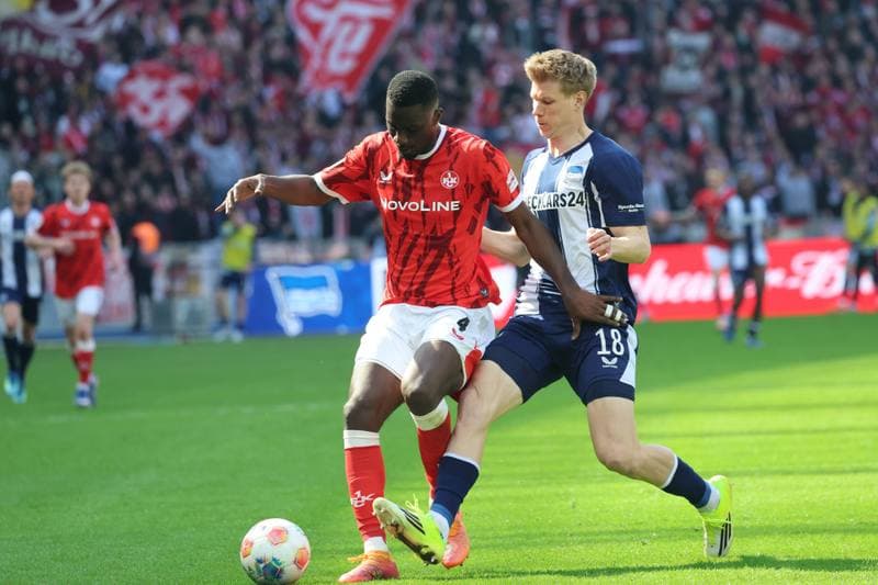 Football. 2. German Bundesliga. Hertha BSC - 1. FC Kaiserslautern. 11.04.2026