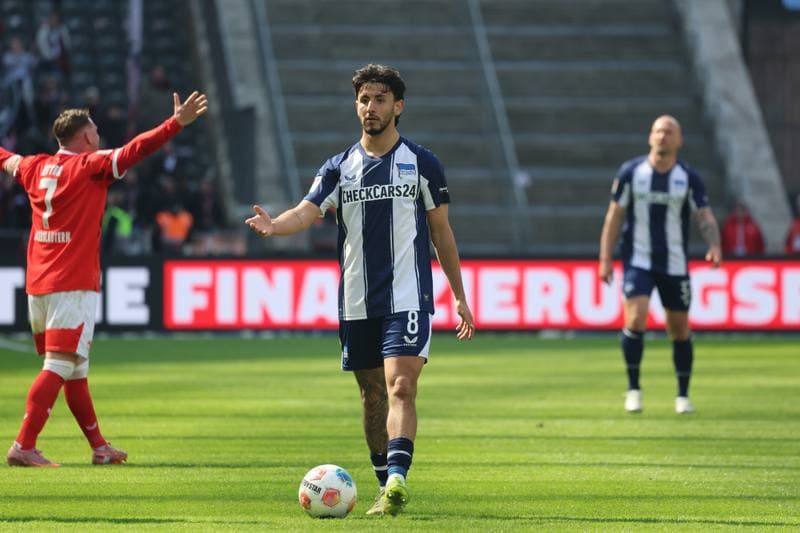 Football. 2. German Bundesliga. Hertha BSC - 1. FC Kaiserslautern. 11.04.2026