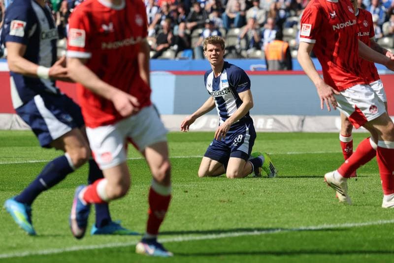 Football. 2. German Bundesliga. Hertha BSC - 1. FC Kaiserslautern. 11.04.2026