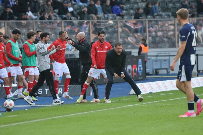 Football. 2. German Bundesliga. Hertha BSC - 1. FC Kaiserslautern. 11.04.2026