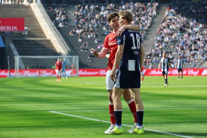 Football. 2. German Bundesliga. Hertha BSC - 1. FC Kaiserslautern. 11.04.2026