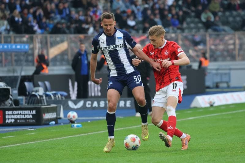 Football. 2. German Bundesliga. Hertha BSC - 1. FC Kaiserslautern. 11.04.2026