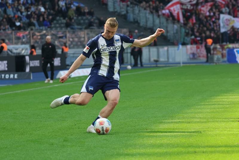 Football. 2. German Bundesliga. Hertha BSC - 1. FC Kaiserslautern. 11.04.2026