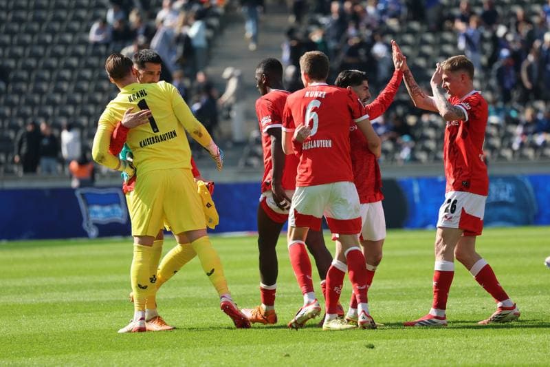 Football. 2. German Bundesliga. Hertha BSC - 1. FC Kaiserslautern. 11.04.2026