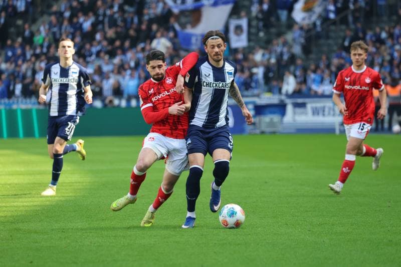 Football. 2. German Bundesliga. Hertha BSC - 1. FC Kaiserslautern. 11.04.2026